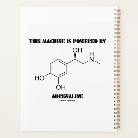 Deze machine wordt aangedreven door adrenaline-mol planner (Achterkant)