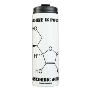 Deze machine wordt aangedreven door ascorbinezuur  thermosbeker
