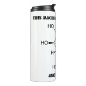 Deze machine wordt aangedreven door ascorbinezuur  thermosbeker (Gedraaid links)