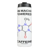 Deze machine wordt aangedreven door caffeine-molec thermosbeker (Voorkant)