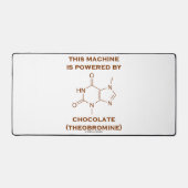 Deze machine wordt aangedreven door chocolade theo bureaumat (Voorkant)
