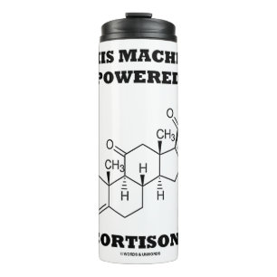 Deze machine wordt aangedreven door de Cortisonche Thermosbeker