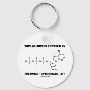 Deze machine wordt aangedreven door denosine-trifo sleutelhanger