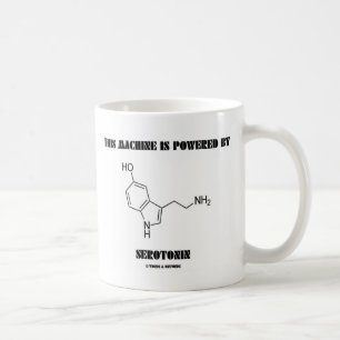 Deze machine wordt aangedreven door serotonine (ch koffiemok