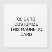 DEZE MAGNETISCHE KAART AANPASSEN (Voorkant)