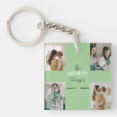 Deze mama behoort toe aan - aangepaste foto | sleutelhanger (voorkant)