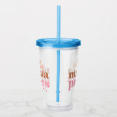 Deze Mama Bidt - Rustiek Boho Design Acryl Drinkbeker (Rechts)