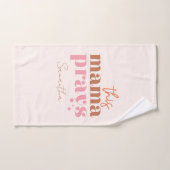 Deze Mama Bidt - Rustiek Boho Design Bad Handdoek (Handdoek)