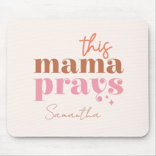 Deze Mama Bidt - Rustiek Boho Design Muismat