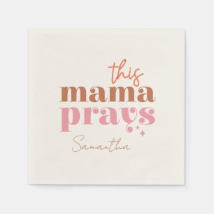 Deze Mama Bidt - Rustiek Boho Design Servet