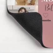 "Deze mama hoort bij" Custom Photo Mousepad Muismat (Hoek)