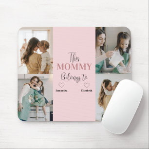 "Deze mama hoort bij" Custom Photo Mousepad Muismat