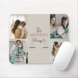 "Deze mama hoort bij" Custom Photo Mousepad Muismat
