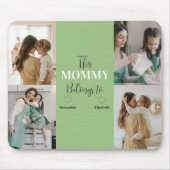 "Deze mama hoort bij" Custom Photo Mousepad Muismat (Voorkant)