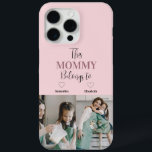 "Deze mama hoort bij" Custom Photo Phone Case<br><div class="desc">Vier de speciale band tussen een moeder en haar kleintjes met deze oprechte "This Mommy Belongs To... " gepersonaliseerde telefoonhoes - het perfecte cadeau voor Moederdag! Dit stijlvolle en praktische hoesje is voorzien van uw keuze van aangepaste tekst (bijvoorbeeld de namen van kinderen) en favoriete foto's, waardoor het een echt...</div>