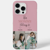 "Deze mama hoort bij" Custom Photo Phone Case (Achterkant)