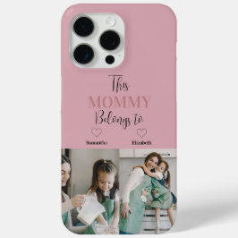 "Deze mama hoort bij" Custom Photo Phone Case
