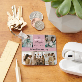 Deze mama hoort bij - gepersonaliseerde foto | sleutelhanger