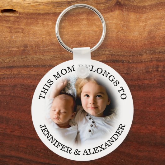 Deze mama hoort bij Sleutelhanger (Voorkant)