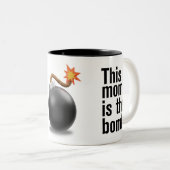 Deze mama is de Bomb Mok Funny Moederdag cadeau (Voorkant rechts)