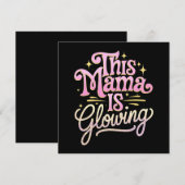 Deze mama is gloeiende Moederdag Kaart (Voorkant / Achterkant)