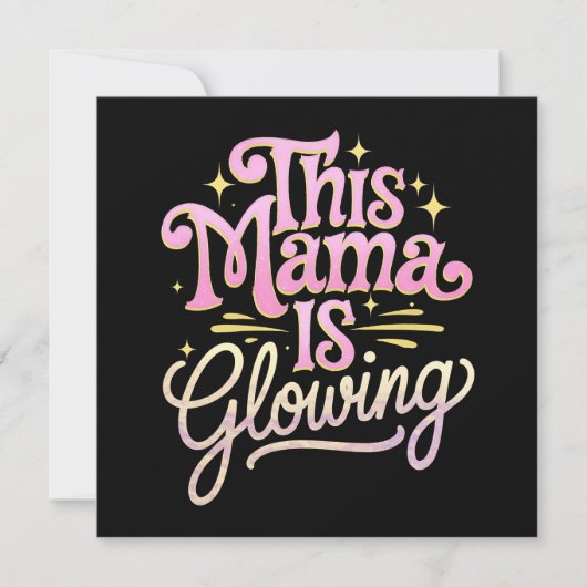 Deze mama is gloeiende Moederdag Kaart (Voorkant)