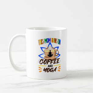 Deze mama loopt op Koffie en Yoga Koffiemok