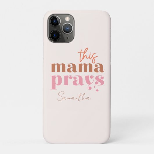 Deze mama Prays Case-Mate iPhone Case (Achterkant)