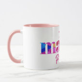 Deze mama Prays Pink Abstracte Mok Moederdag Gift (Links)