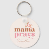 Deze mama Prays Sleutelhanger (Voorkant)