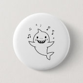 Deze Mama Shark Button laat iedereen zingen (Voorkant)