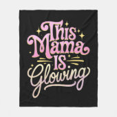 Deze Mama Straalt Moeder Moederdag Fleece Deken (Voorkant)
