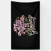 Deze Mama Straalt Moeder Moederdag Spandoek (Verticaal)