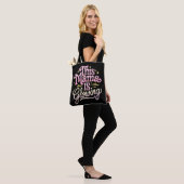 Deze Mama Straalt Moeder Moederdag Tote Bag (Op model)