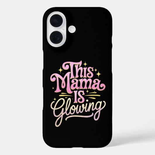 Deze mama straalt Moederdag Case-Mate iPhone Case (Achterkant)