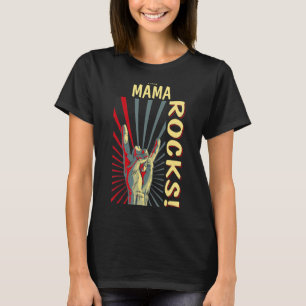 Deze mamma Rocks Retro Concert 70-80-jaren Funn T-shirt
