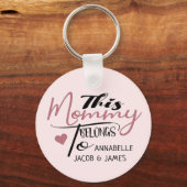 Deze mammie behoort tot gepersonaliseerd sleutelhanger (Voorkant)