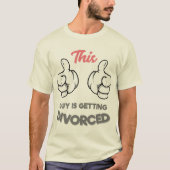 Deze man gaat scheiden t-shirt (Voorkant)