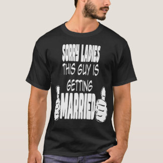 Deze man gaat trouwen Funny Joke Koppel Rela T-shirt
