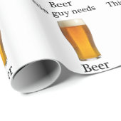 Deze man heeft bier nodig cadeaupapier (Rol Hoek)