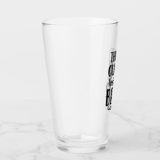 Deze man heeft een bier nodig! glas (Rechts)
