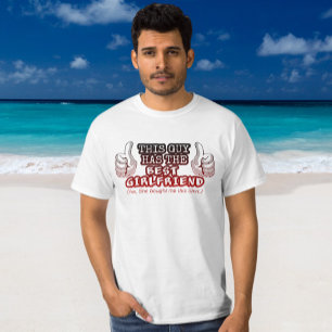 Deze man heeft het beste vriendin grappig t-shirt