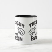 Deze man houdt van Bacon Mok (Midden)