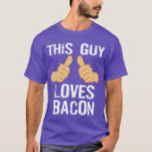 DEZE MAN HOUDT VAN BACON T-SHIRT (Voorkant)