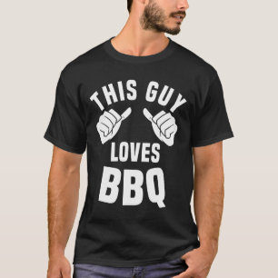 Deze Man Houdt Van Bbq Kostuum Funny Rbecue Roken T-shirt