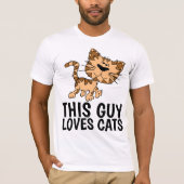 DEZE MAN HOUDT VAN CATS, Mannen T-shirts (Voorkant)