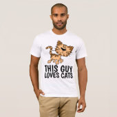 DEZE MAN HOUDT VAN CATS, Mannen T-shirts (Voorkant volledig)