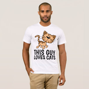 DEZE MAN HOUDT VAN CATS, Mannen T-shirts