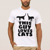DEZE MAN HOUDT VAN CATS, Mannen T-shirts (Voorkant)
