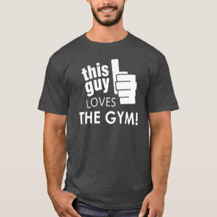 Deze man houdt van de spiraal. t-shirt